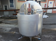 A mixing container for liquid 120 L