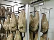 Shelves for drying prosciutto